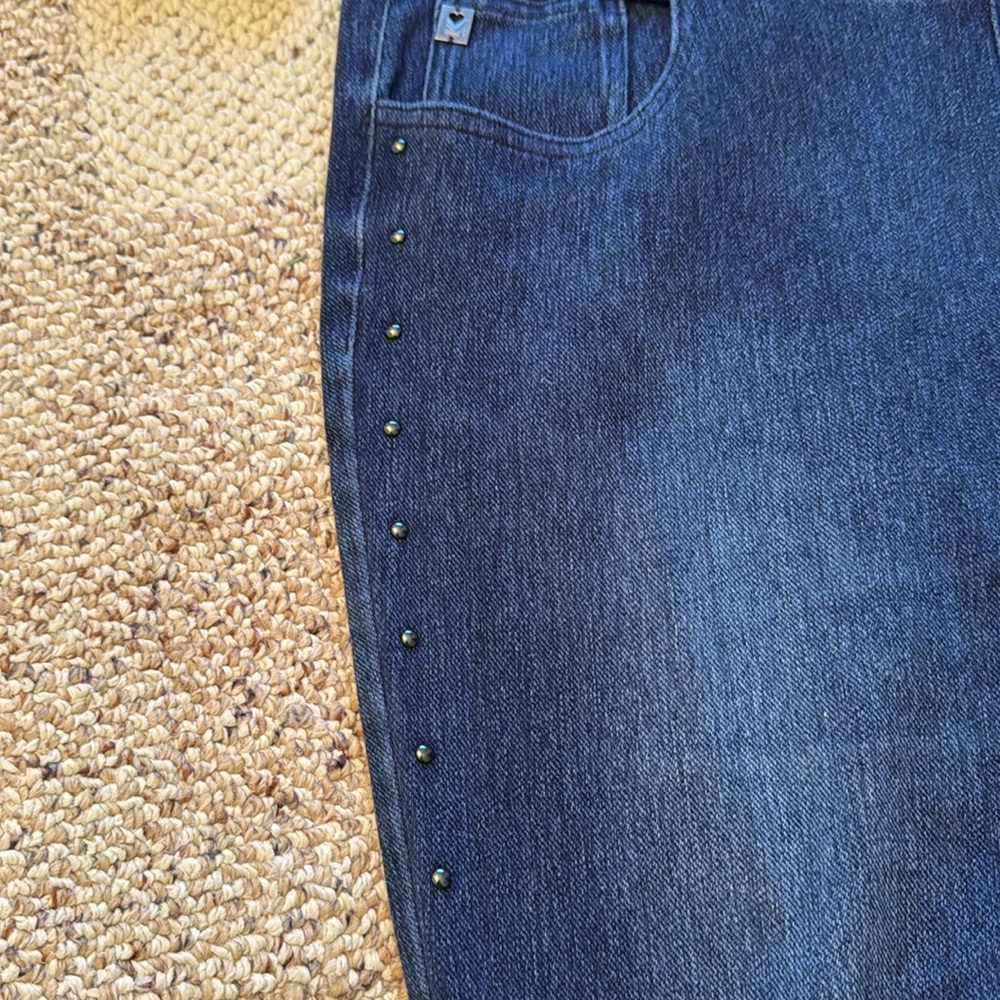 Belle Blue Denim Jeans - Picture 2 of 8